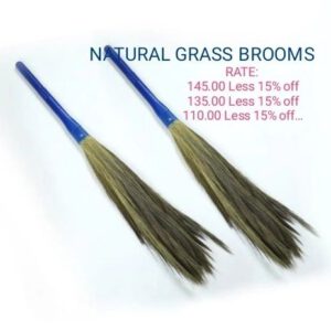 NATURAL GRASS BROOMS