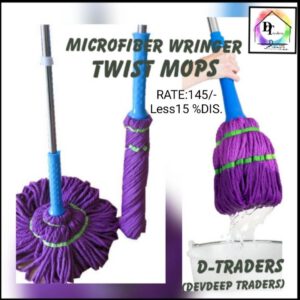 MICROFIBER SELF WRINGING TWIST MOPS