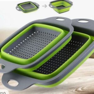 SILICON COLLAPSIBLE FOLDING FRUITS AND VEGETABLES WASHING COLLANDERS