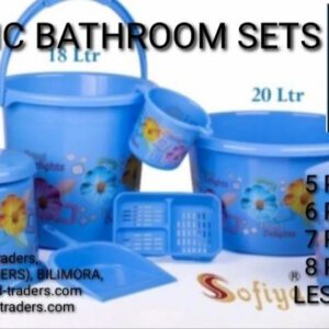 PLASTIC BATHROOM SETS