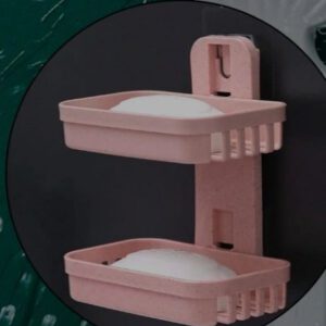 TWO LAYERS PLASTIC SOAP HOLDER TS