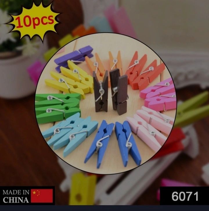 MULTIPURPOSE WOODEN CLIPS CLOTHES PEGS