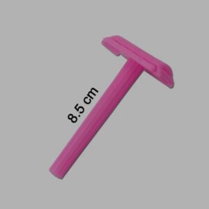 PLASTIC GRIP HANDLE SHAVING RAZOR FOR MAN.