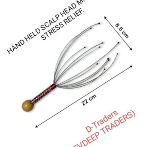 HAND HELD SCALP HEAD MASSAGER STRESS RELIEF.